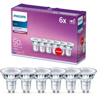 Philips LED-Spot 4,6 W GU10 4000 K 6 St.