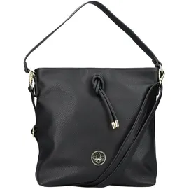 Rieker Damen H1514 Hobo Bag, Schwarz