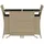 vidaXL 3-tlg. Bistro-Set mit Kissen Beigemischung Poly Rattan