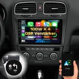 DYNAVIN Android Autoradio Navi für VW Golf 6, 9 Zoll OEM Radio mit Wireless Carplay und Android Auto | Head-up Display | Inkl. DAB+: D9-DF31 Premium Flex