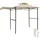 Tectake Grillpavillon 3,16 x 1,5 m inkl. 2 Seitenteile Beige