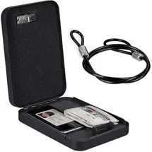 Relaxdays 10030694 Bargeldaufbewahrungsbox