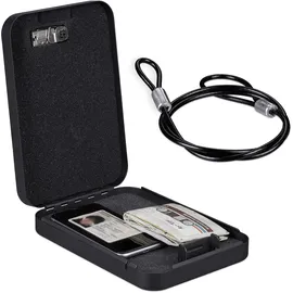 Relaxdays 10030694 Bargeldaufbewahrungsbox