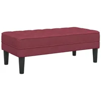 VidaXL Bank Weinrot 113x57x39 cm Stoff