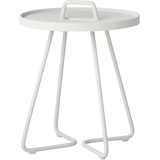 Cane-Line On-the-move Beistelltisch Ø 37 x 42 cm weiß