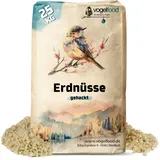 Vogelfood 25 kg Erdnusskerne Weiss gehackt Erdnüsse Wildvogelfutter Winterfutter Vogelfutter