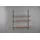 Mirrors and More Wandregal Clara 62 x 14,5 x 60 cm Braun/Schwarz