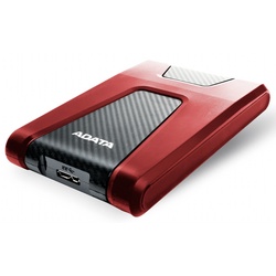 Adata externe HDD HD650 Red 1TB USB 3.0 (1 TB), Externe Festplatte, Rot