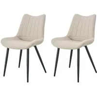 xonox.home Stuhl Lotta Webstoff creme