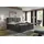 MID.YOU Boxspringbett, - anthrazit - H2/H3 - Bettkasten, - inklusive Topper - 140x200 cm,