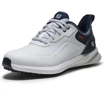FootJoy Golfschuhe Pro, Spikeless, weiß/blau/rot