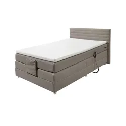 Boxspring-Motorbett  Carmen , grau , Maße (cm): B: 100 H: 91,5