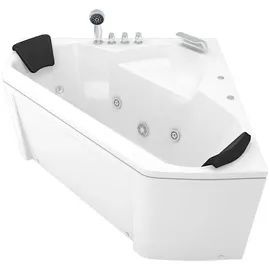 AcquaVapore Whirlpool Eckbadewanne 135 x 135 cm (W02-TH)