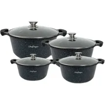 northix Töpfe mit Deckel Topf-Set 8-tlg. Pfanne + Kochtopf