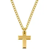 s.Oliver Herren Kette mit Anhänger Edelstahl gold 50