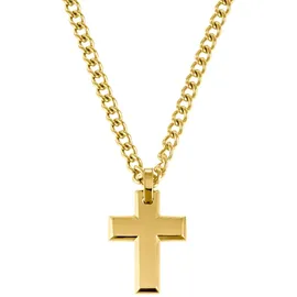 s.Oliver Herren Kette mit Anhänger Edelstahl gold 50