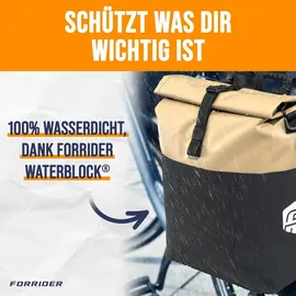 FORRIDER Basic Explorer Gepäckträgertasche 22L beige
