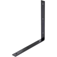 GAH Alberts Alberts Balkenwinkel, schwarz, kunststoffbeschichtet, Winkelverbinder, 250 x