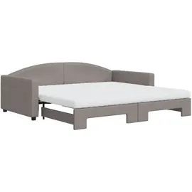 vidaXL Tagesbett 100 x 200 cm Schwarz