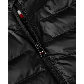 Tommy Hilfiger Herren Kern packbare runde Jacke, Schwarz M