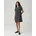 Minikleid Blusenkleid Blau 34