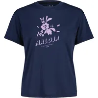 Maloja Damen LenksteinM. T-Shirt (Größe M, blau)