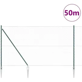 vidaXL Zaunpfosten 50 x 150 cm Grün/Stahl