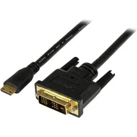 Startech HDMI Typ D Micro/DVI-D Kabel schwarz 1m (HDCDVIMM1M)