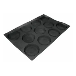 SCHNEIDER AIR Hamburger Backform, Gebäckform für Hamburger, wie auch Feingebäck, Durchmesser: 114 mm
