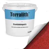 Terralith Buntsteinputz Mosaikputz 2 mm 15 kg rot