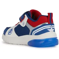 GEOX J CIBERDRON Boy B Sneaker, Blue/RED, 24