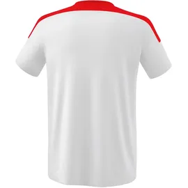 Erima Change T-Shirt Kinder weiß/rot/schwarz 128