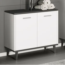 VCM Landos 60 x 56 x 28 cm weiß/anthrazit