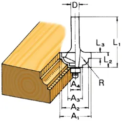 Makita Fräser Profil 6mm - D-09569