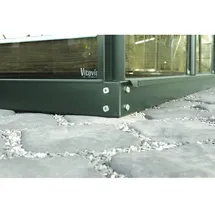 Vitavia Stahlfundament für Gewächshaus Merkur 11500-dunkelgrün