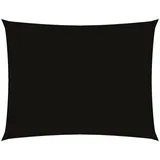 vidaXL Sonnensegel Oxford-Gewebe Rechteckig 4x6 m Schwarz