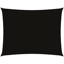 vidaXL Sonnensegel Oxford-Gewebe Rechteckig 4x6 m Schwarz