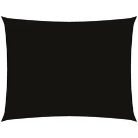 vidaXL Sonnensegel Oxford-Gewebe Rechteckig 4x6 m Schwarz
