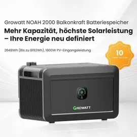 Growatt Balkonkraftwerk Speicher 8,19 kWh NEO-800M-X 800W Mikro-Wechselrichter