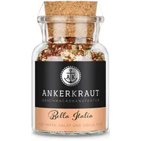 Ankerkraut Bella Italia, Gewürzmischung für Nudelsalat und Salat, Salate mit Gewürz würzen, Gewürze für Pasta und Nudeln, 65 g im Korkenglas