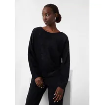 Comma, Longpullover Strickpullover Schwarz L