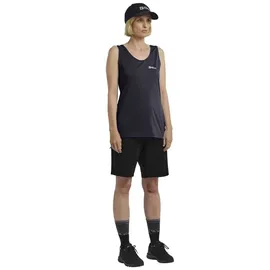 Jack Wolfskin Crosstrail ärmelloses T-shirt - Graphite - S