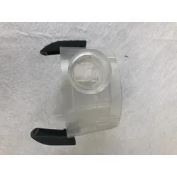 Heissner Pumpenkammer, transparent, mit 2 Verschluss-Klipsen (ET11-F101Q)