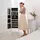 Tectake tectake® Schmuckschrank mit Spiegel, hochkant , schwarz