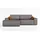 mebloland Ecksofa TOR mit Schlaffunktion. Farbe: Ash. - Grau