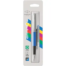 Parker Jotter Originals Füller | Klassisches Blau | Füllfederhalter mit mittlerer Feder | blaue Tinte
