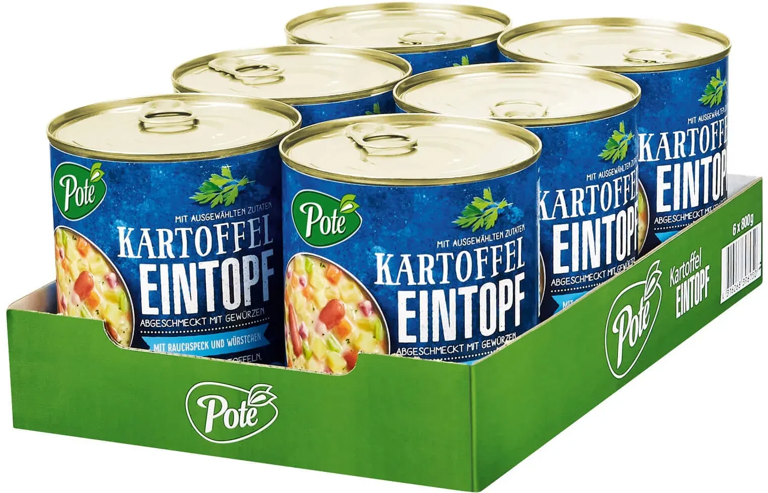 Pote Kartoffeleintopf mit Speck 800 g, 6er Pack