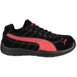Puma Safety Shoes Silverstone Low S1P HRO SRC, Puma 642630-210-47 Herren Sicherheitsschuhe, Schwarz (schwarz/rot 210), EU 47