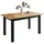 lookway Arton 80 x 77 x 140 cm braun/schwarz