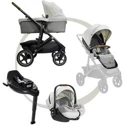 Joie Kombi-Kinderwagen-Set Vinca 2in1 Signature Oyster Aluminium